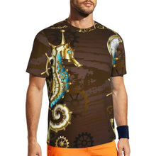 Load image into Gallery viewer, Gym T Shirt For Men Steampunk Design T-Shirts Fashion Wonderful Clockwork Vintage Summer Tees O Neck Streetwear Design Tops
