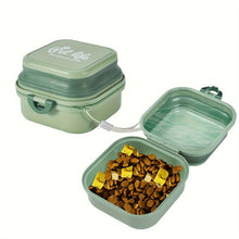 Load image into Gallery viewer, 2-in-1 Portable Dog Bowls Pet Dancer Dog Bowl Durable PP Material Leak-Proof Lid Food Water Feeder for Dogs Pet Bowl 400ml
