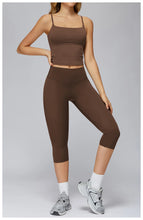 Load image into Gallery viewer, Yoga Set 2PCS Women Sportswear Workout Clothes Seamless Athletic Wear Gym Legging Fitness Bra Crop Top Long Sleeve Sports Suits
