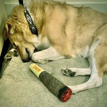 Load image into Gallery viewer, Funny Interactive Dog Toys - Cigar Design Plush Squeaky Pet Toys Grinding Teeth Creative Chew Toy For Small Medium Dog
