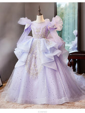 Load image into Gallery viewer, Wed Dress 2024 Flower Girl Wedding Dresses Costume Children Girls Birthday Party Princess Gown Vestido Kids Host Piano Outfit
