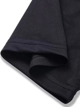 Load image into Gallery viewer, Men's letter-print T-shirt - Casual round-neck short-sleeved shirt - Striped sleeve sport shirt - Fashion T-shirt
