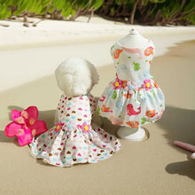Load image into Gallery viewer, Adorable Printed Puppy Summer Dress
