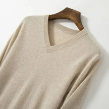 Load image into Gallery viewer, Thick Solid V-Neck Pullover
