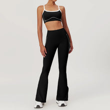 Load image into Gallery viewer, Yoga Set Women Sport Bra Gym Workout Legging High Waist Wide Flare Pant Fitness Sports Shorts Active Wear Suit
