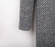 Load image into Gallery viewer, Women's Woolen Coat  Arrive European Female Spring European Leg Houndstooth Windbreaker Jacket Plus Size Long Winter Coat
