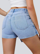 Load image into Gallery viewer, Trendy Asymmetric High Waist Denim Shorts
