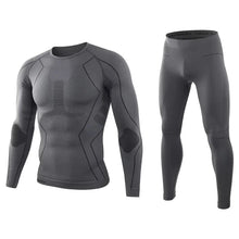 Load image into Gallery viewer, Men Sport Thermal Underwear Suits Outdoor Cycling Compression Sportswear Quick Dry Breathable Clothes Fitness Running Tracksuits
