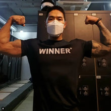 Load image into Gallery viewer, Men Muscle Shirt Slim Fit Bodybuilding Tshirt Men Workout Fitness Shirts Top Tees

