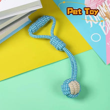 Load image into Gallery viewer, Pet Dog Toys for Large Small Dogs Toy Interactive Cotton Rope Mini Dog Toys Ball for Dogs Accessories Toothbrush Chew Puppy Toy
