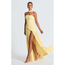 Load image into Gallery viewer, Backless High Split Summer Dress
