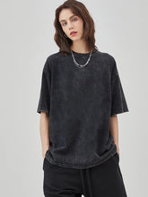 Load image into Gallery viewer, Vintage Washed T-shirts 100% Cotton Gym Muscle Rat Print Crew Neck Tshirts Casual Goth Hip Hop Streetwear Women Men Summer Tee
