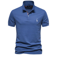 Load image into Gallery viewer, AIOPESON Brand Men's Polo Shirts Cotton Polo Shirts for Men Short Sleeve High Quantity Solid Polo Men New Summer Clothing
