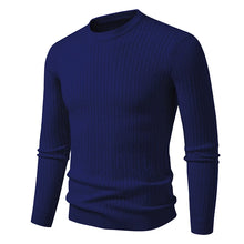 Load image into Gallery viewer, new Mens Crew Neck Sweaters Long Sleeve Lightweight Knit Dress Pullover Sweaters Casual outwear Twist Patterned Cable Sweaters
