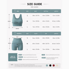 Load image into Gallery viewer, Seamless Ribbed Yoga Set 2 Piece Workout Outfit, Crop Tank Top &amp; High Waist Biker Shorts Gym Suit for Fitness, Running, Pilates
