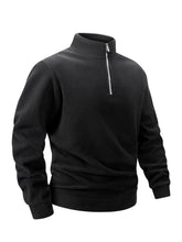 Load image into Gallery viewer, Modern Stand Collar Zip Pullover
