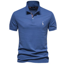 Load image into Gallery viewer, AIOPESON Brand Men's Polo Shirts Cotton Polo Shirts for Men Short Sleeve High Quantity Solid Polo Men New Summer Clothing
