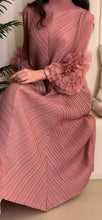 Load image into Gallery viewer, Women Elegant Evening Party Dresses 2025 Summer New Solid Colour Classic Long Sleeve Plate Flower Design Prom Dresses Female

