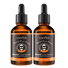 Load image into Gallery viewer, 2pcs Beard Care Oil For Men Natural Organic Beard Care Fast Shine Soften Beard Strengthens Mustaches Smooth Nourishing Beard Oil
