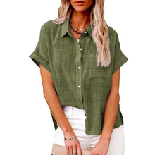 Load image into Gallery viewer, Summer Women Shirts Tops Cotton Linen T-shirt Women Top Camisas Mujer Casual T-Shirt Streetwear Loose Female T-Shirts New Shirt
