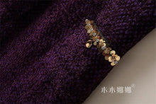 Load image into Gallery viewer, Elegant Tweed Sleeveless Midi Dress
