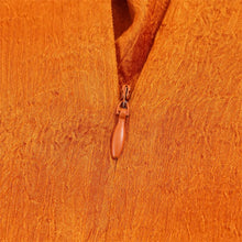 Load image into Gallery viewer, Women's Top 2026 Spring New Style Orange Sleeveless Satin Texture Long Ribbon Top Elegant and Stylish Unique Fashion Focus
