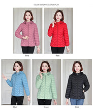 Load image into Gallery viewer, Women`s Winter Jackets Coats Overcoats Women Clothing Warm Slim Coat Lady Ultralight Jacket Female Windproof Parka Clothing
