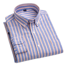 Load image into Gallery viewer, Vertical Striped Oxford Cotton Shirt
