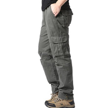 Load image into Gallery viewer, Loose Cotton Tactical Cargo Pants
