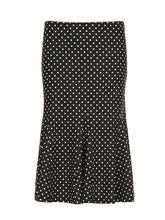 Load image into Gallery viewer, Dot Print Low Waist Skirts Spring Summer Vintage Casual Skirts Women Fashion Midi Skirts
