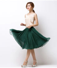 Load image into Gallery viewer, Silk Pleated High Waist Midi
