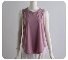 Load image into Gallery viewer, Sport Bra Short Sleeve Vest Aerobic Sleeveless Gym Tops Push-up Bras Yoga Clothing Pilates Workout Cropped Sportswear T-shirt
