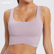 Load image into Gallery viewer, High Impact Sports Bras for Women High Support Padded Sports Bra Workout Fitness Crop Top for Women Racerback Bra for Yoga

