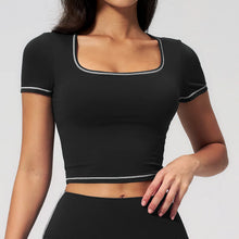 Load image into Gallery viewer, Yoga Shirts Women Sports T-Shirts Fitness Yoga Short Sleeve Gym Workout Top Running Active Shirts Female Push Up Sports T-shirts
