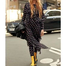 Load image into Gallery viewer, Women Jumpsuit Y2K Streetwear Moon Print Jumpsuit Elastic Long Sleeve Round Neck Autumn Sexy Fashion Bodysuit
