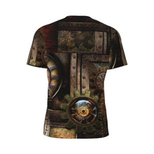 Load image into Gallery viewer, Gym T Shirt For Men Steampunk Design T-Shirts Fashion Wonderful Clockwork Vintage Summer Tees O Neck Streetwear Design Tops
