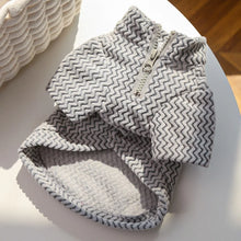 Load image into Gallery viewer, Zipper Ripple Pet Pullover Hoodie
