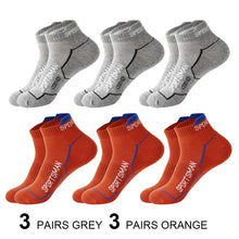 Load image into Gallery viewer, Men’s Cotton Mesh Ankle Sports Socks – 6 Pairs
