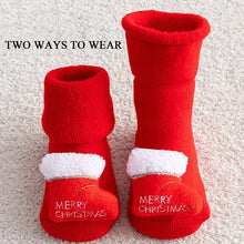 Load image into Gallery viewer, Festive Baby Winter Grip Socks
