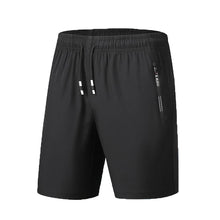 Load image into Gallery viewer, Men's Quick Dry Running Shorts with Drawstring and Zip Pockets - Ideal for Athletic Workouts and Gym Sessions
