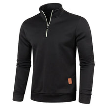 Load image into Gallery viewer, Men Sweatshirts Spring Thicker PulloverHalf Zipper Pullover for Male Hoody Man Sweatshir Autumn Solid Color Turtleneck Sweaters
