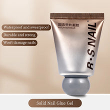 Load image into Gallery viewer, RSNAIL 30g Solid Nail Glue Gel Strong Adhesive for Press On Nails Nail Tip Glue No Damage to Nails 5min Fast Curing UV Nail Glue
