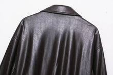 Load image into Gallery viewer, Faux Leather High Street Jacket
