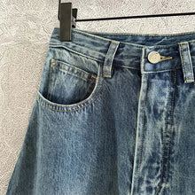 Load image into Gallery viewer, High Waist Straight Denim Pants
