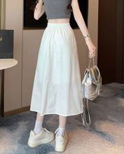 Load image into Gallery viewer, Drawstring Cargo A-Line Midi Skirt
