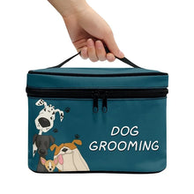 Load image into Gallery viewer, Zipper Pet Grooming Storage Bag, Portable Waterproof Dog Cat Accessory Box for Home Travel, Multifunctional Organizer for Pet Gr
