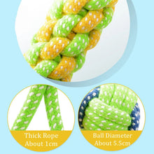 Load image into Gallery viewer, Pet Dog Toys for Large Small Dogs Toy Interactive Cotton Rope Mini Dog Toys Ball for Dogs Accessories Toothbrush Chew Puppy Toy
