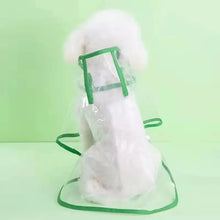 Load image into Gallery viewer, Pet Dog Puppy Transparent Rainwear Raincoat Pet Hooded Waterproof Jacket Clothes Soft PVC Small Dogs Raincoat Puppy Rain Poncho

