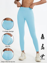 Load image into Gallery viewer, Hearuisavy Summer Super Soft Fabrics High Waist Leggings Gym Yoga Pants Running Workout Tights Push Up Sports Leggings Women
