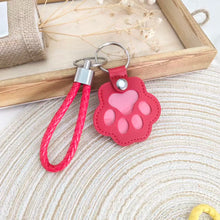 Load image into Gallery viewer, PU Leather Pet Hair Storage Bag Multi-Functional Portable Keychain Pet Memorial Keychain Keepsake Hair Storage for Pet Lovers
